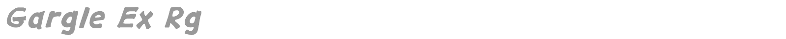 Gargle font preview